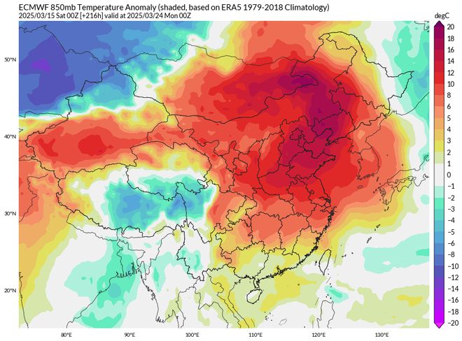 入华南深红高压酝酿大回暖分析：气温巨震z6尊龙·中国网站大范围倒春寒确定深(图8)
